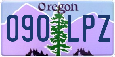 OR license plate 090LPZ
