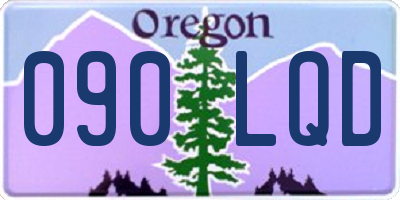 OR license plate 090LQD