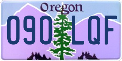 OR license plate 090LQF