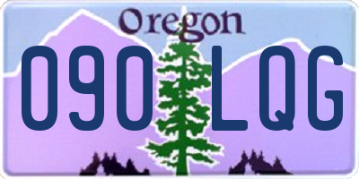 OR license plate 090LQG