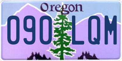 OR license plate 090LQM
