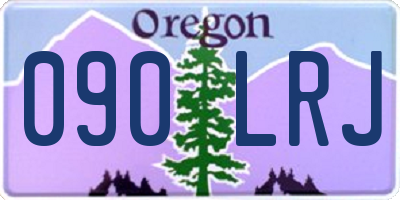 OR license plate 090LRJ