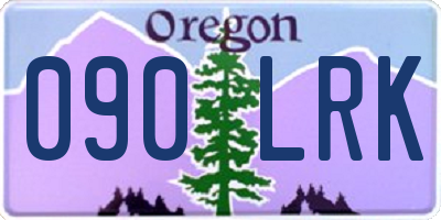 OR license plate 090LRK