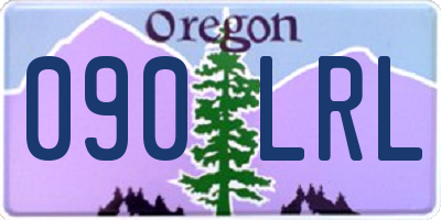 OR license plate 090LRL