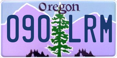 OR license plate 090LRM