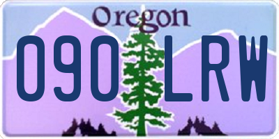 OR license plate 090LRW