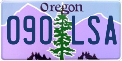 OR license plate 090LSA