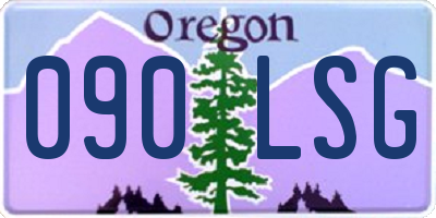 OR license plate 090LSG