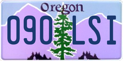 OR license plate 090LSI