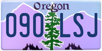 OR license plate 090LSJ