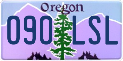 OR license plate 090LSL