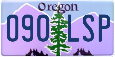 OR license plate 090LSP