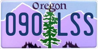 OR license plate 090LSS
