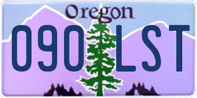 OR license plate 090LST