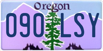 OR license plate 090LSY