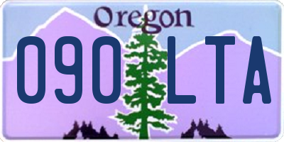 OR license plate 090LTA