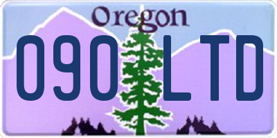 OR license plate 090LTD