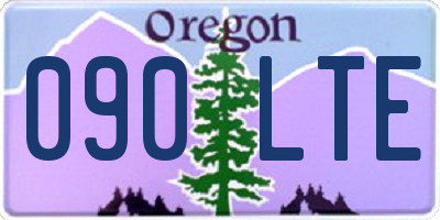OR license plate 090LTE