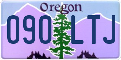OR license plate 090LTJ