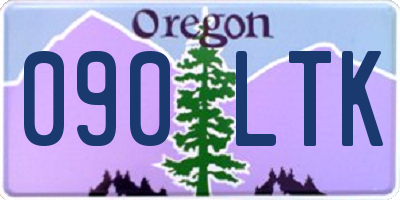 OR license plate 090LTK