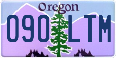 OR license plate 090LTM