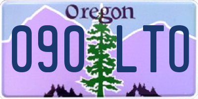 OR license plate 090LTO