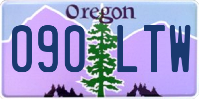 OR license plate 090LTW