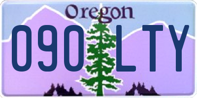 OR license plate 090LTY
