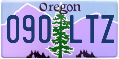 OR license plate 090LTZ