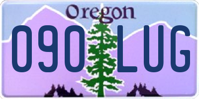 OR license plate 090LUG