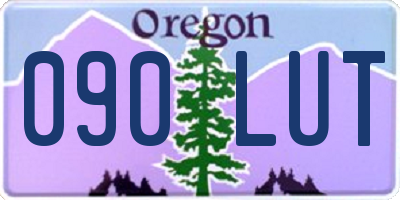 OR license plate 090LUT