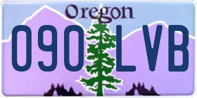 OR license plate 090LVB