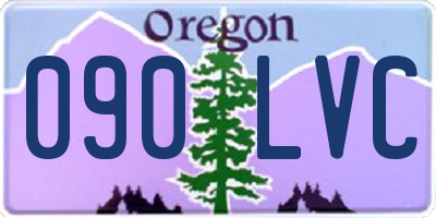 OR license plate 090LVC
