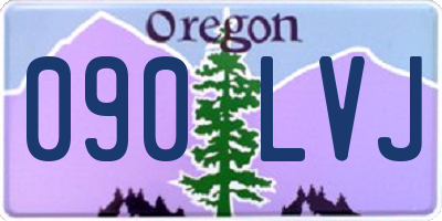 OR license plate 090LVJ