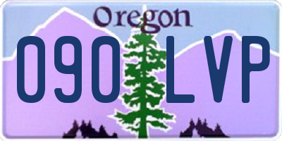 OR license plate 090LVP