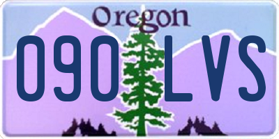 OR license plate 090LVS
