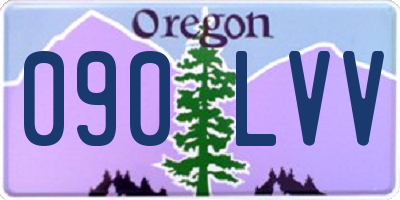 OR license plate 090LVV