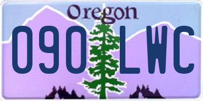 OR license plate 090LWC