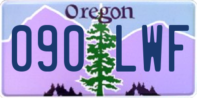 OR license plate 090LWF