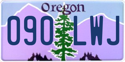 OR license plate 090LWJ