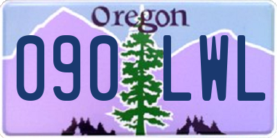 OR license plate 090LWL