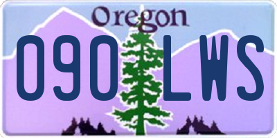 OR license plate 090LWS