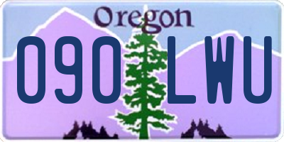 OR license plate 090LWU