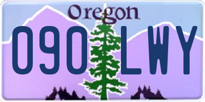 OR license plate 090LWY