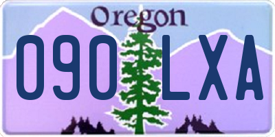 OR license plate 090LXA