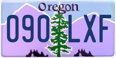 OR license plate 090LXF