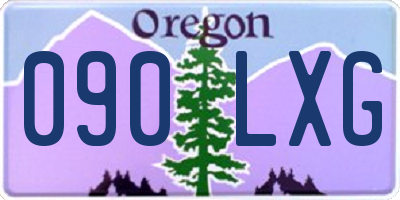 OR license plate 090LXG
