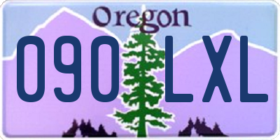 OR license plate 090LXL