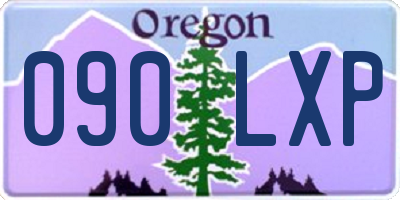 OR license plate 090LXP