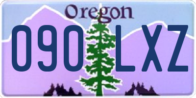 OR license plate 090LXZ